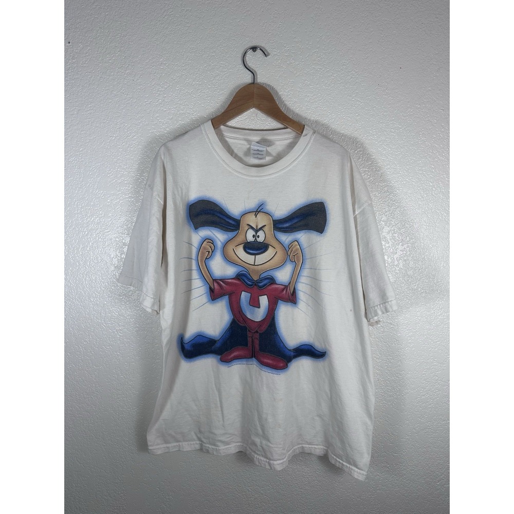 Vintage Underdog Cartoon T Shirt XL Gildan Ultra Cotton Superhero Graphic Tee